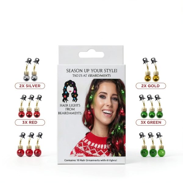 Beardaments Light-Up Christmas Hair Accessories for Women-4