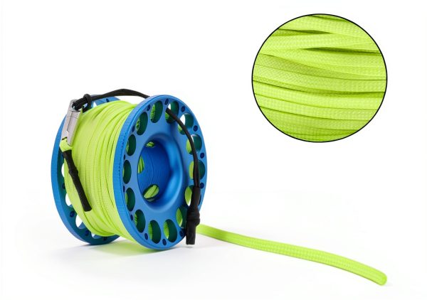 YUNNLEZT Blue Aluminum Scuba Diving Reel-2