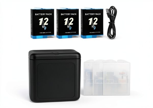 Gopro Hero 12 Battery Charger by Fancy Buying-8