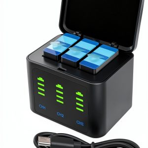 Gopro Hero 12 Battery Charger by Fancy Buying-0