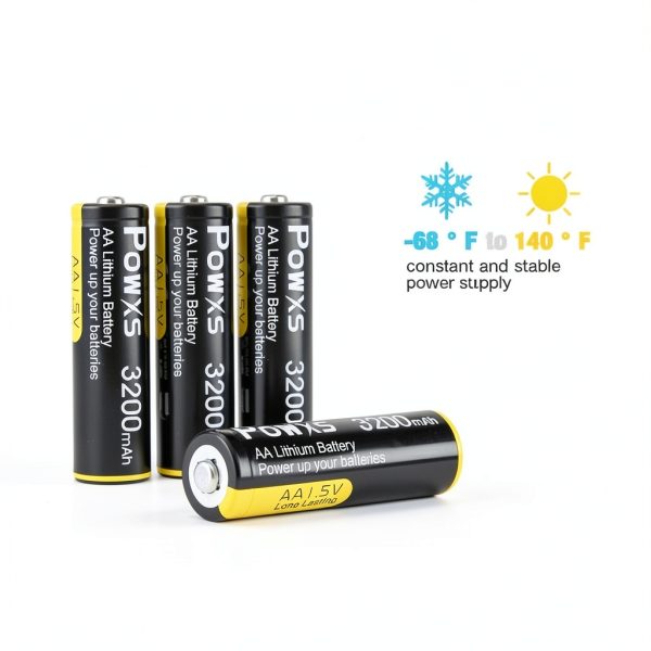 AA Lithium Battery POWXS 3200mAh for Cameras-4
