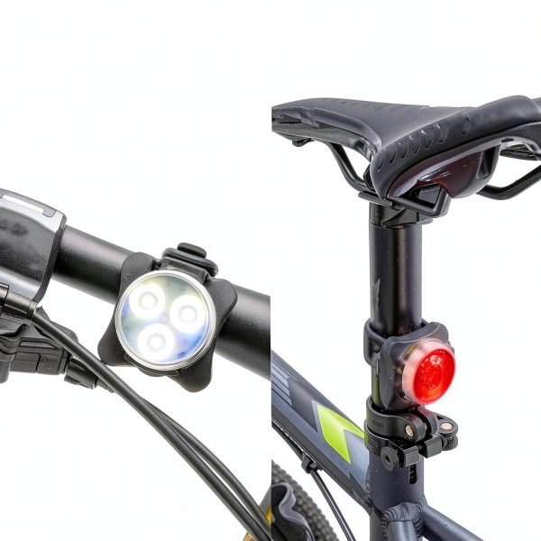 Mudder Bicycle Light Silicone Straps for Bike-3