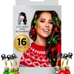 Beardaments Light-Up Christmas Hair Accessories for Women-0