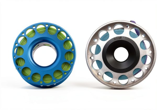 YUNNLEZT Blue Aluminum Scuba Diving Reel-3