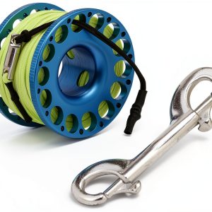 YUNNLEZT Blue Aluminum Scuba Diving Reel-0