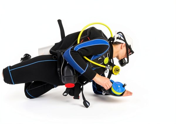 Pluzluce Diving Reel Blue 270ft Nylon Manual-3