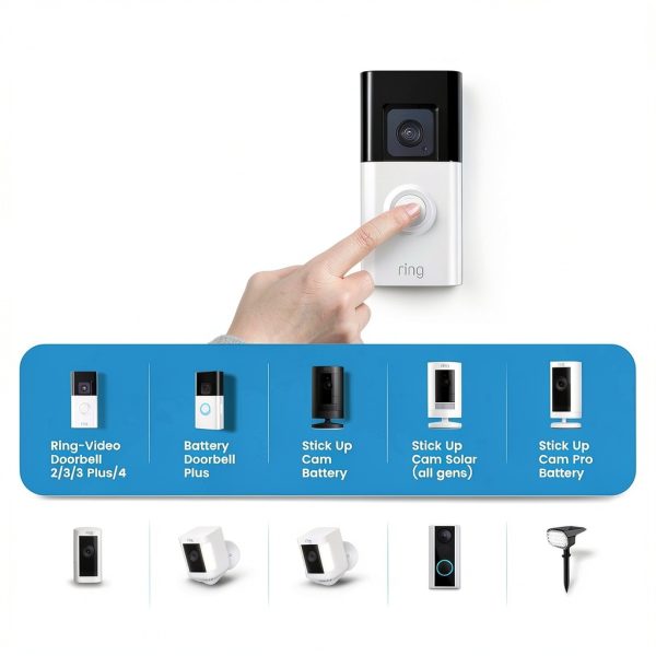 Ring Doorbell Battery BATTIZ 6040mAh High Capacity-1