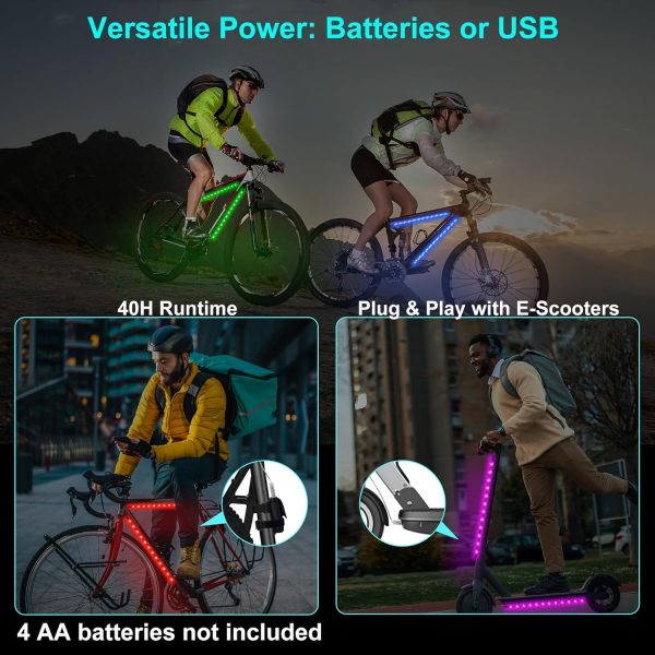 Martronic RGB Bike Frame Light Bars-3