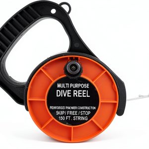 Scuba Choice Orange Dive Reel Plastic Multi Purpose-0