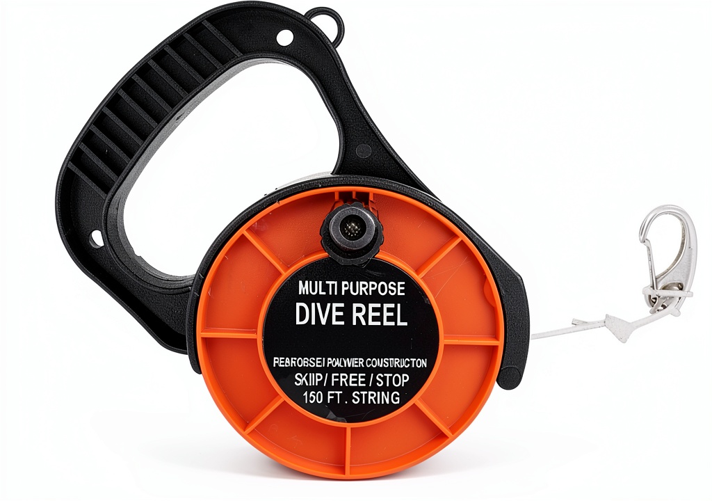 Scuba Choice dive reel with 150ft white line