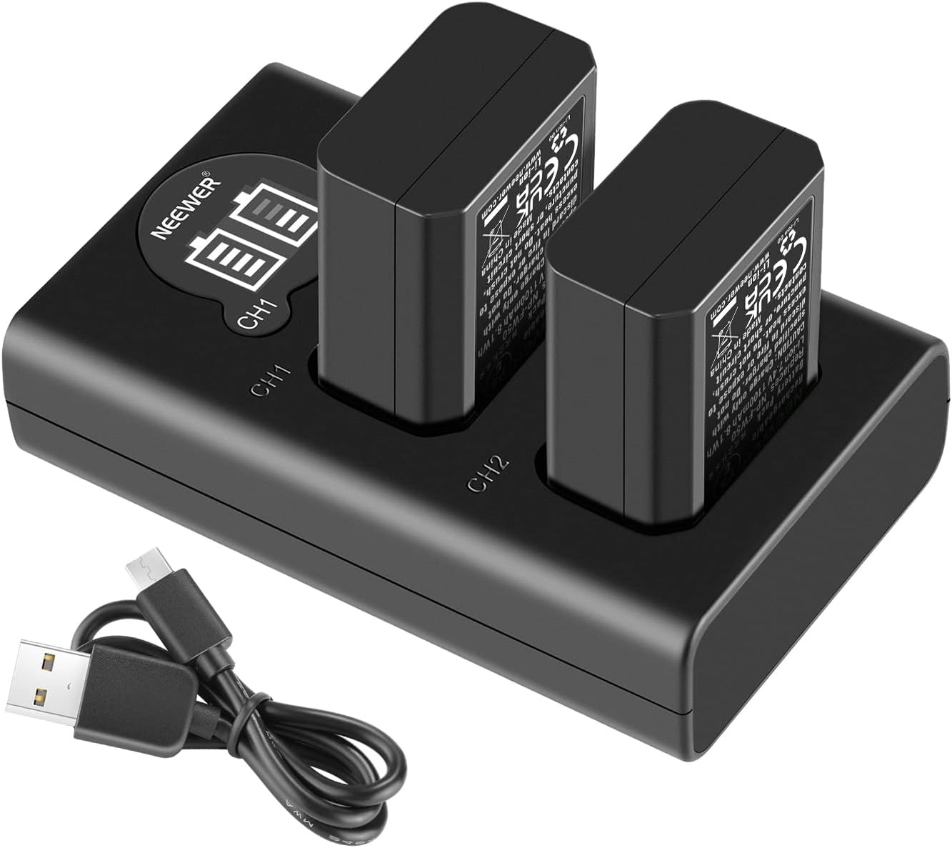 Neewer 2x1100mAh NP-FW50 replacement batteries