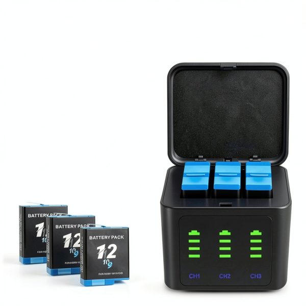 Gopro Hero 12 Battery Charger by Fancy Buying-6