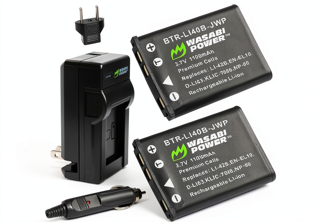 Wasabi Power camera batteries and charger