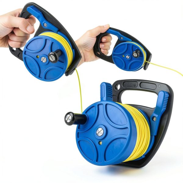 Pluzluce Diving Reel Blue 270ft Nylon Manual-4