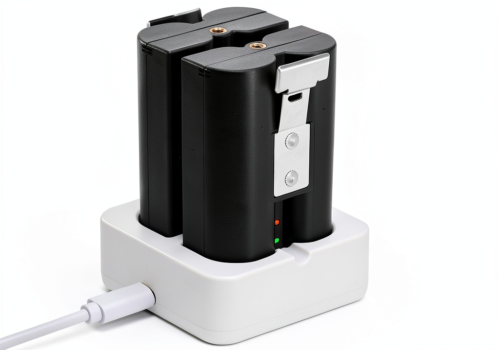 YUELAN 6040mAh rechargeable battery pack for Ring doorbell on a table