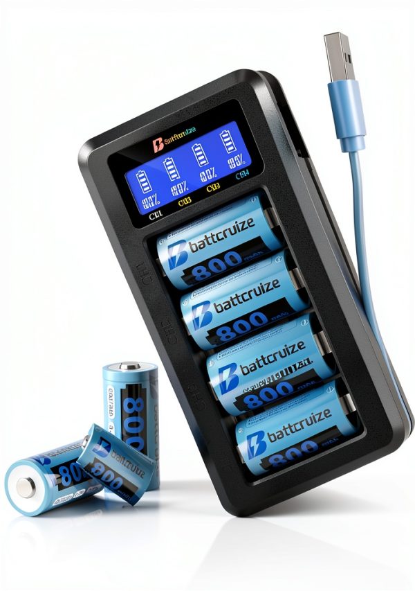 Shenzhen Bofuneng CR123A Rechargeable Batteries-0