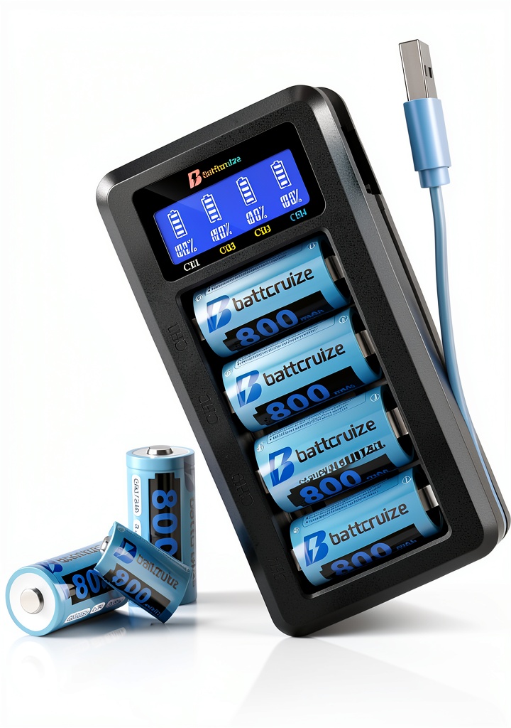 Shenzhen Bofuneng CR123A rechargeable batteries