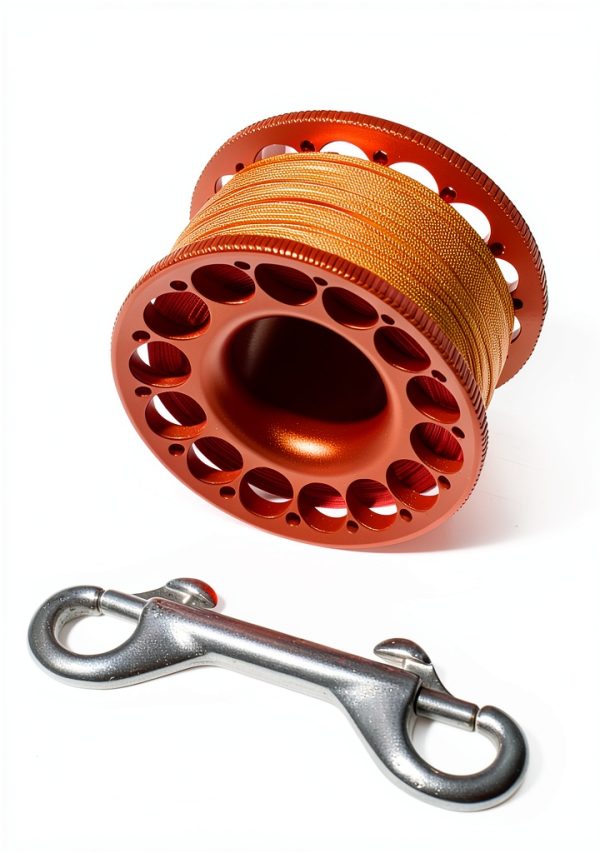 DiveTec Diving Reel Aluminum Modern Design Orange-4