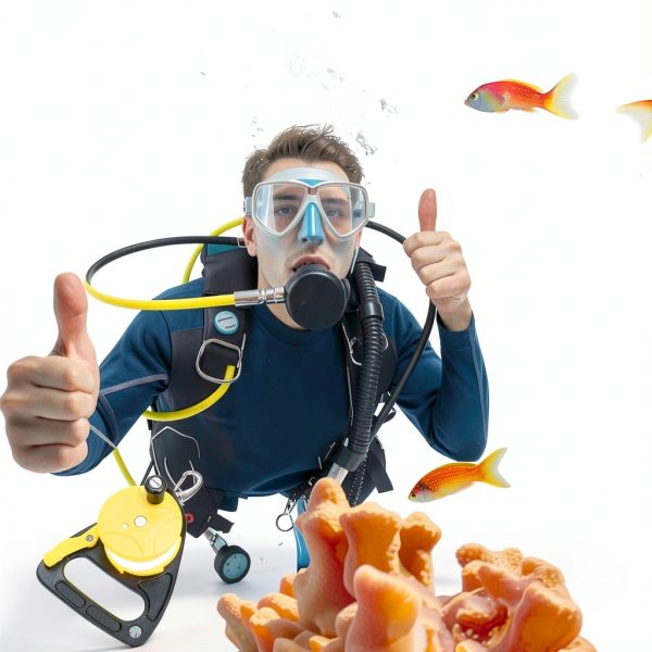 Lwuey Yellow ABS Plastic Diving Reel Sports Outdoors-3