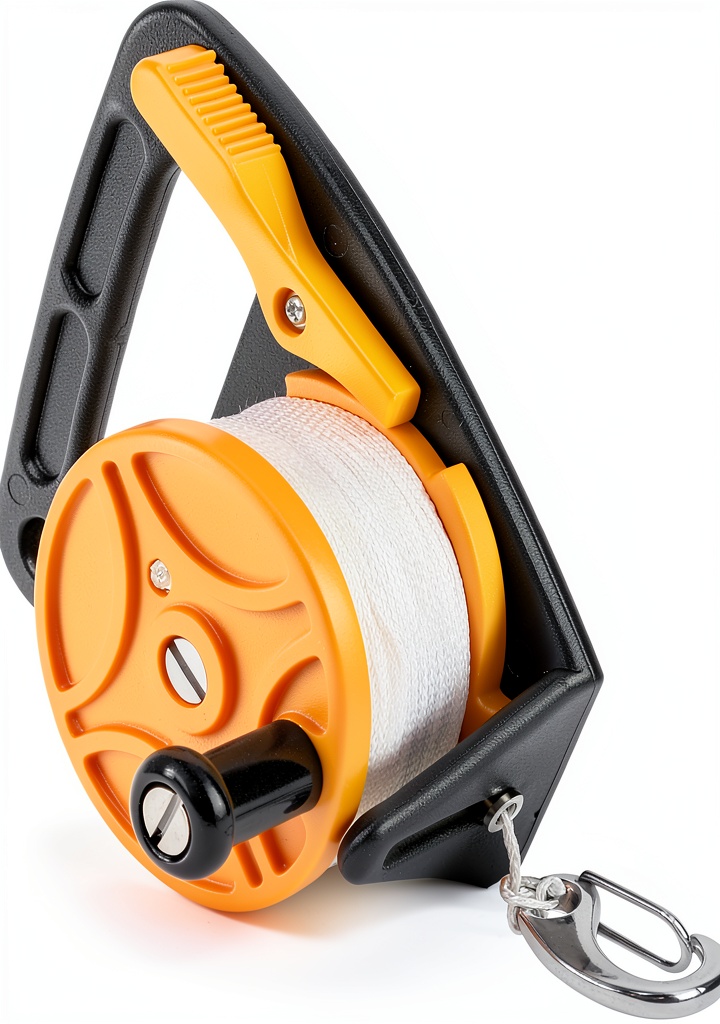 Lwuey Yellow ABS Plastic Diving Reel