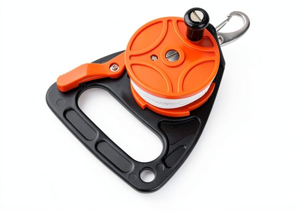 Naroote Diving Reel Orange ABS Nylon Manual 46m-2