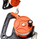 Naroote Diving Reel Orange ABS Nylon Manual 46m-0