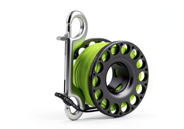 Diving Reel Pecihiko Aluminum Scuba Green-1