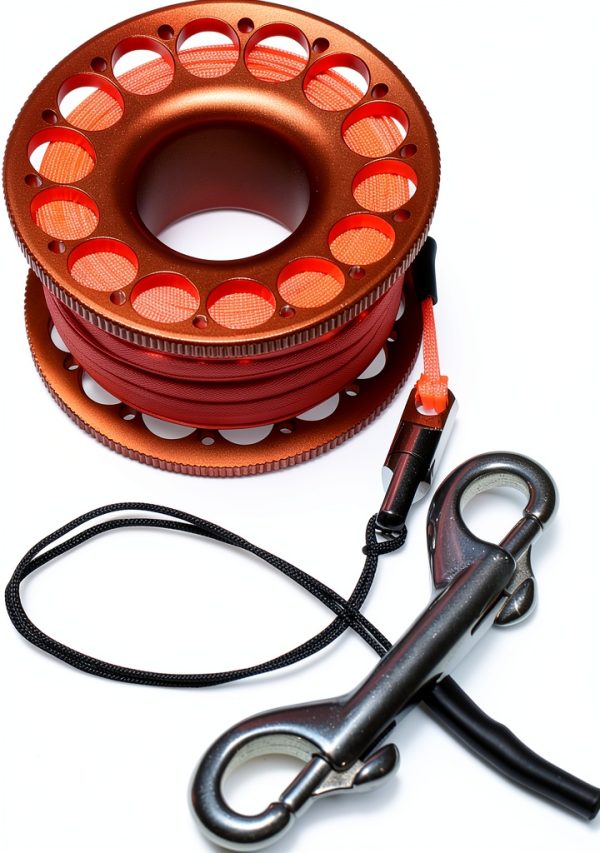 DiveTec Diving Reel Aluminum Modern Design Orange-0