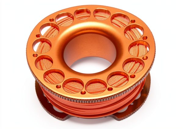 DiveTec Diving Reel Aluminum Modern Design Orange-3