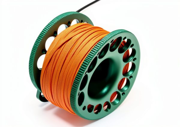 DiveTec Diving Reel Aluminum Manual Green 98ft Line for-1