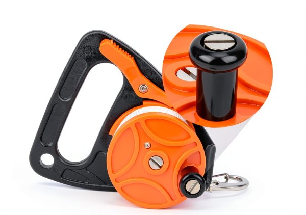 Naroote Diving Reel Orange ABS Nylon Manual 46m-3