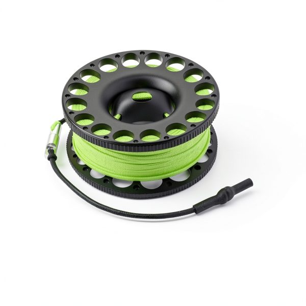 Diving Reel Pecihiko Aluminum Scuba Green-3