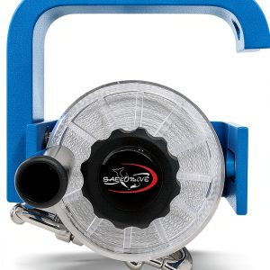 Saekodive Dive Reel AR-14 150ft Blue Metal Wall‑Mount Manual Reel-0