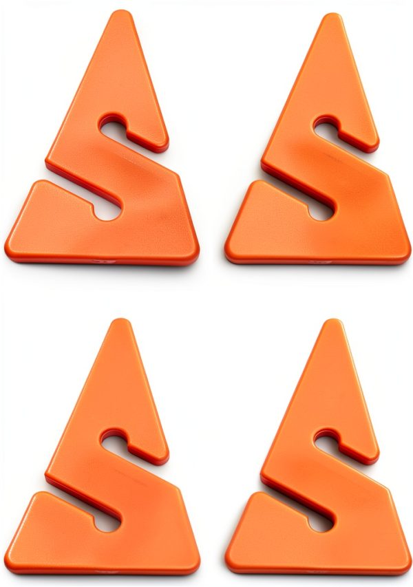 Tnfeeon Dive Line Arrow Marker Orange ABS Compact 2.76" x 1.57"-5