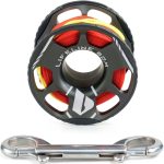 Diving Reel Apeks Aluminum Stainless Steel RE124113 Smooth Retrieve-0
