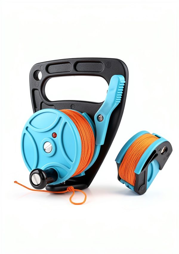 Diving Reel Owekfifv Blue+Orange Line 45m Capacity Model REE-02-4