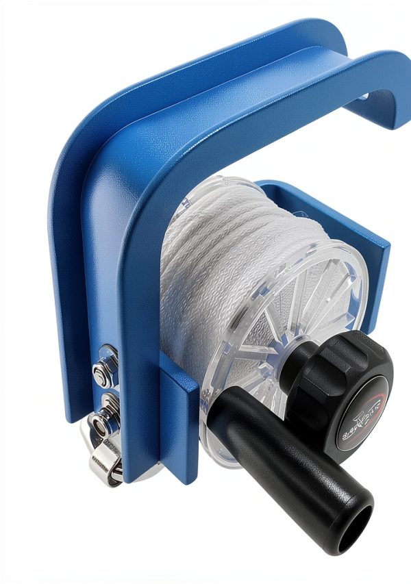 Saekodive Dive Reel AR-14 150ft Blue Metal Wall‑Mount Manual Reel-2