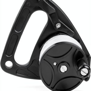 Diving Reel Pecihiko vdf-1 Black Reel with White Line 150ft-0