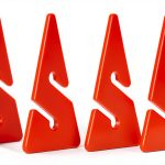 Tnfeeon Dive Line Arrow Marker Orange ABS Compact 2.76" x 1.57"-0