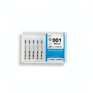 Spherical Diamond Bur 1.6mm Medium Grit OSUNG 5 Pack-0