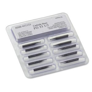 Inverted Cone Carbide Burs HSB FG #33 1/2 10 Pack House Dentistry-0
