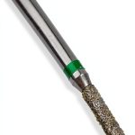 Diamond Burs V-837/012C Economic Line, Flat End Cylinder, Pack of 10-0