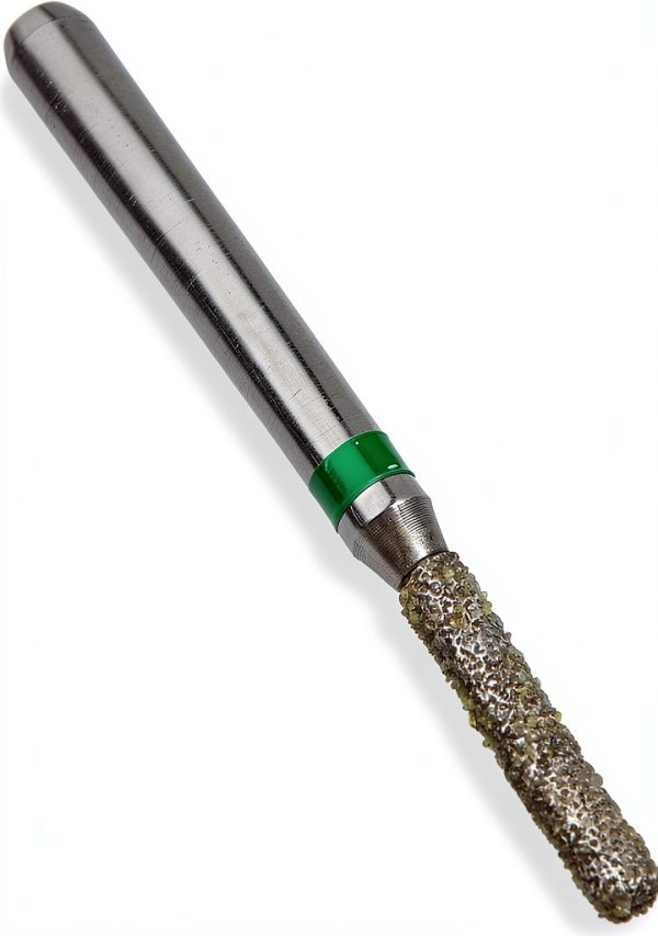 Diamond Burs V-837/012C Economic Line, Flat End Cylinder, Pack of 10-0