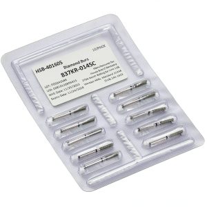 FG Coarse Grit Diamond Burs 401605 House Brand Dentistry 10 Pack-0