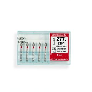 OSUNG Egg Fine Grit Diamond Bur 2.1 mm, 5-Pack Dental Burs-0