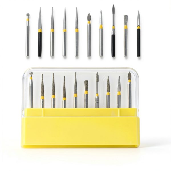 Diamond Burs FG High Speed Drill Polishing Kit Kouyot 2 Boxes-7