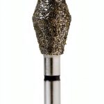 Diamond BURS Barrel #811-037SC Super COARSE Black 10/PK Generic-0