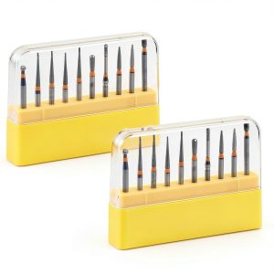 Diamond Burs FG High Speed Drill Polishing Kit Kouyot 2 Boxes-0