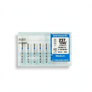 OSUNG Pear Diamond Bur 1.2mm Medium Grit - 5 Pack Dental Burs-0