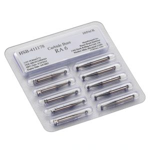 RA #6 Round Carbide Burs 10 Pack House Brand Dentistry Dental Burs-0